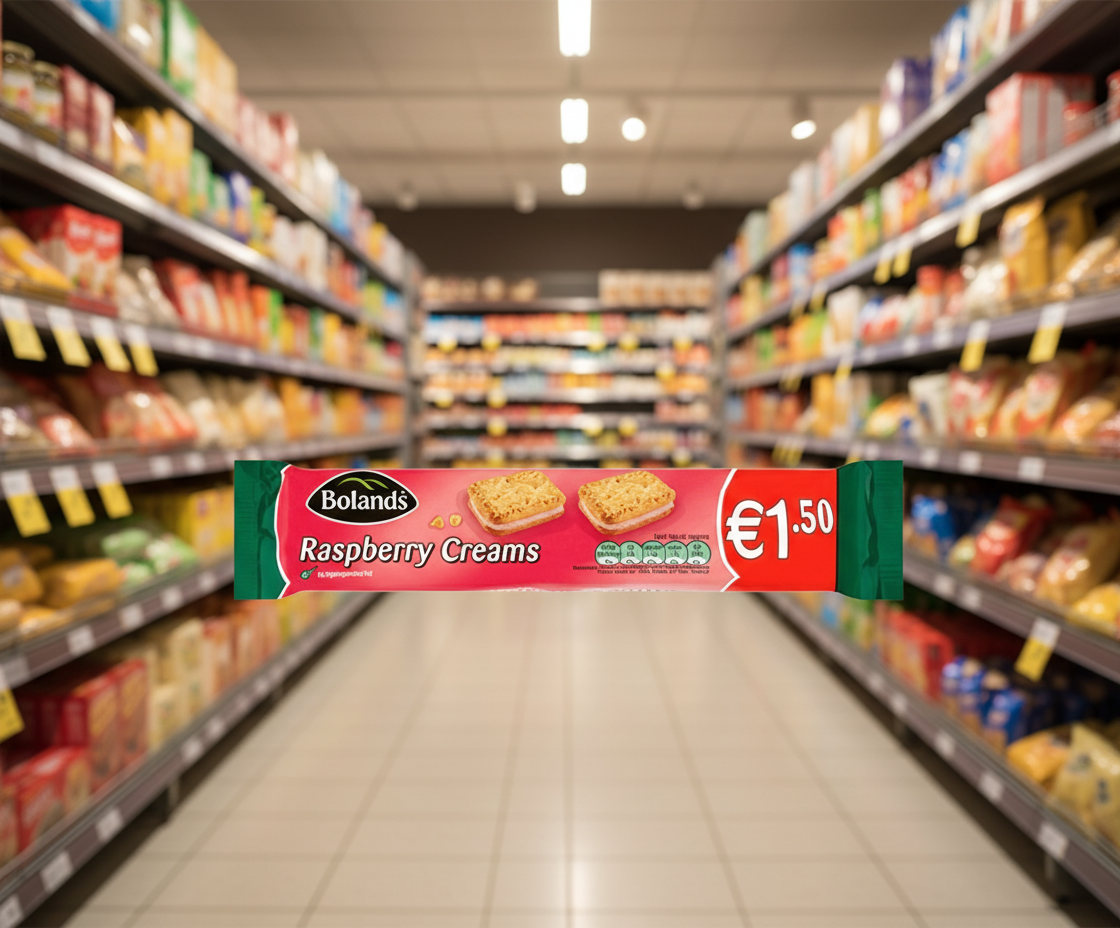 24 x Bolands Raspberry Creams 150G