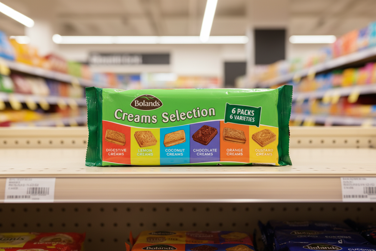 16 x Bolands Creams Selection 6 X 75G (450G)