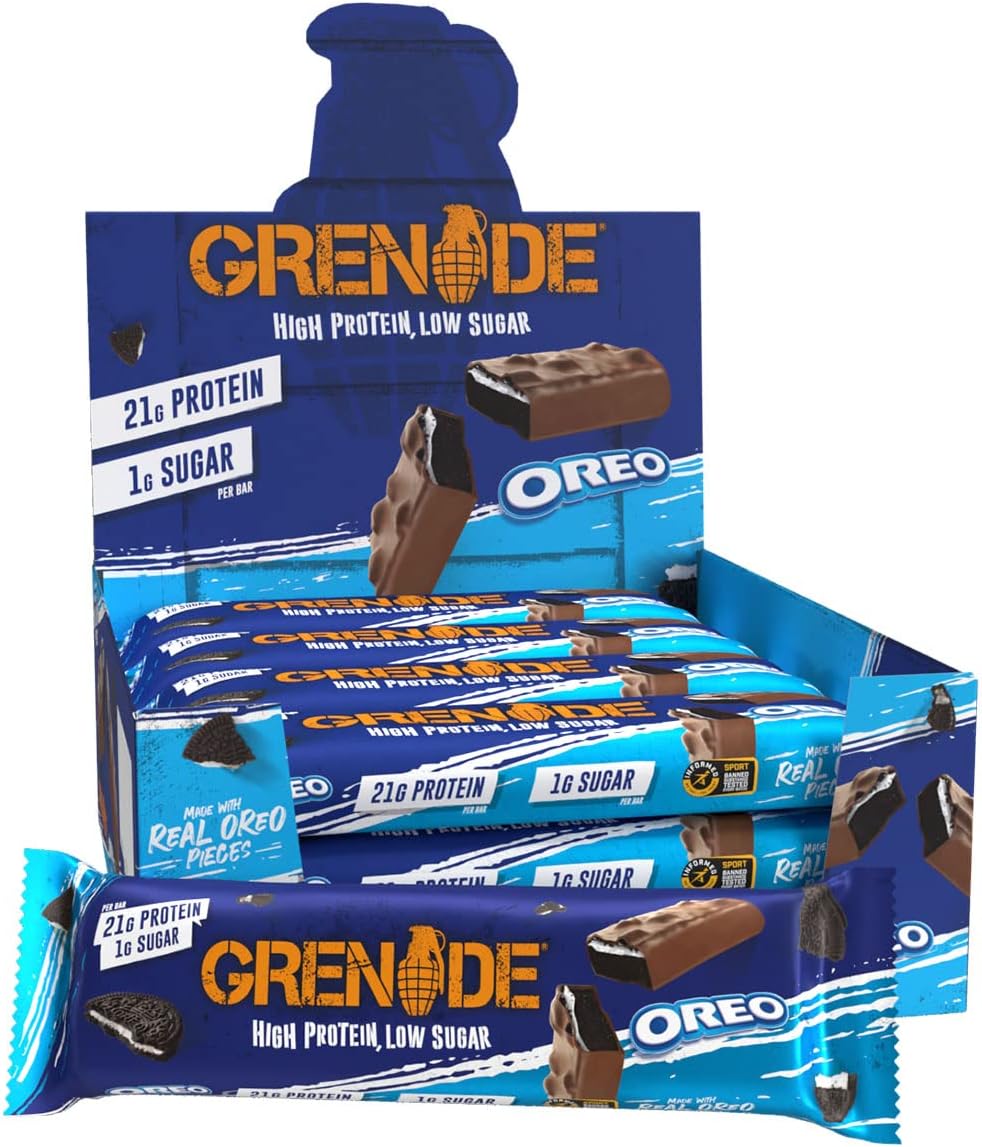 12 x Grenade Oreo White 60G