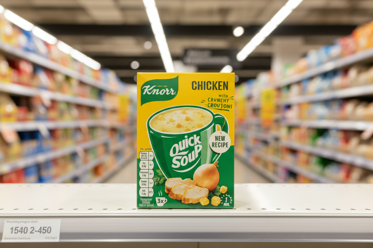 Knorr Dry Soup Mix Chicken & Crunchy Croutons 51g x 3 Servings
