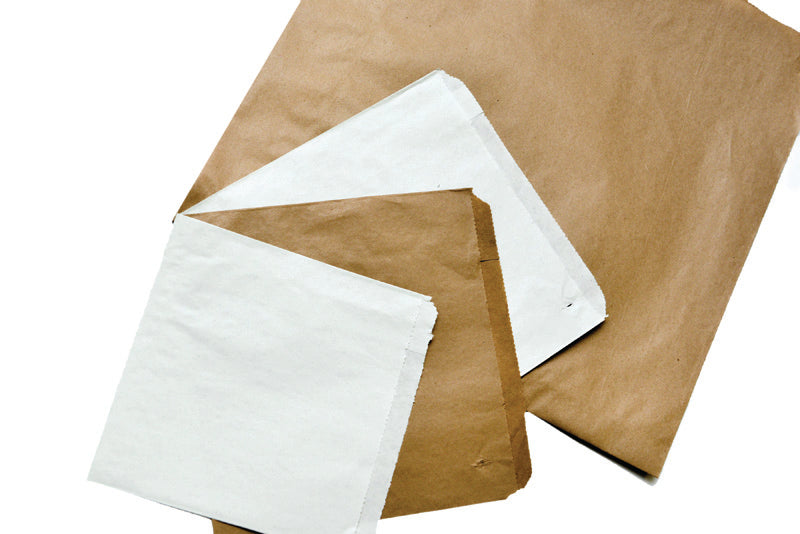 1000 x White Paper Bag - 6X6