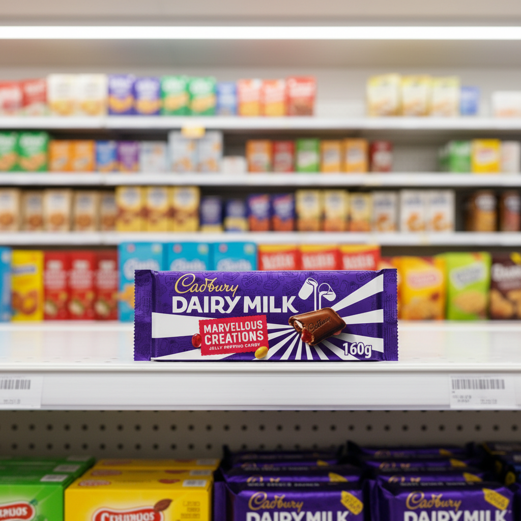 19 x Cadbury Marvelous Creations Popping Candy Large Bar - 160GM