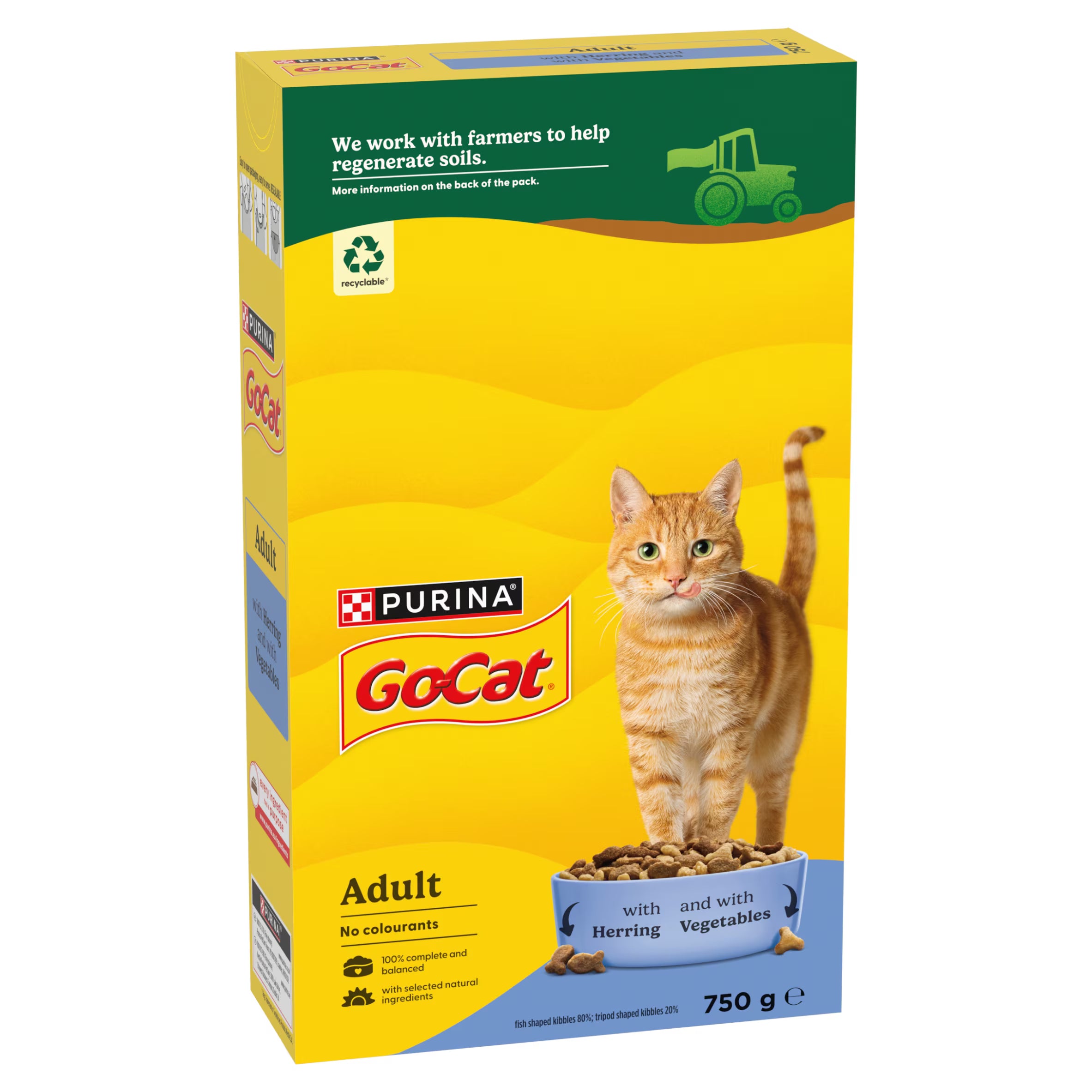 4 X Go Cat Herring & Vegetable - 2Kg