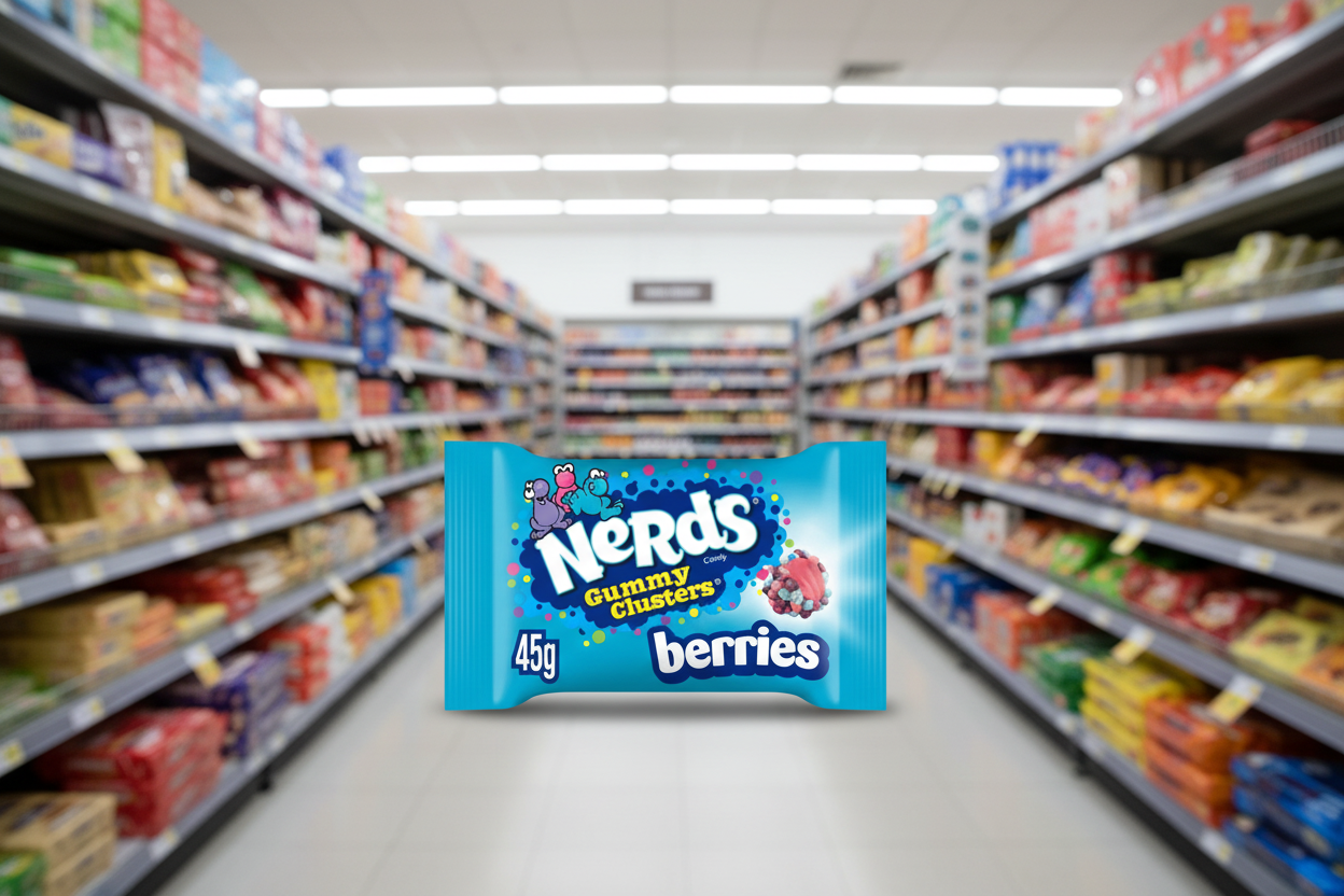 40 x Nerds Gummy Clusters Berries Fruit-Flavour Candy 45G