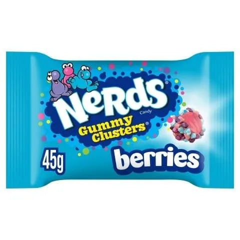 40 x Nerds Gummy Clusters Berries Fruit-Flavour Candy 45G