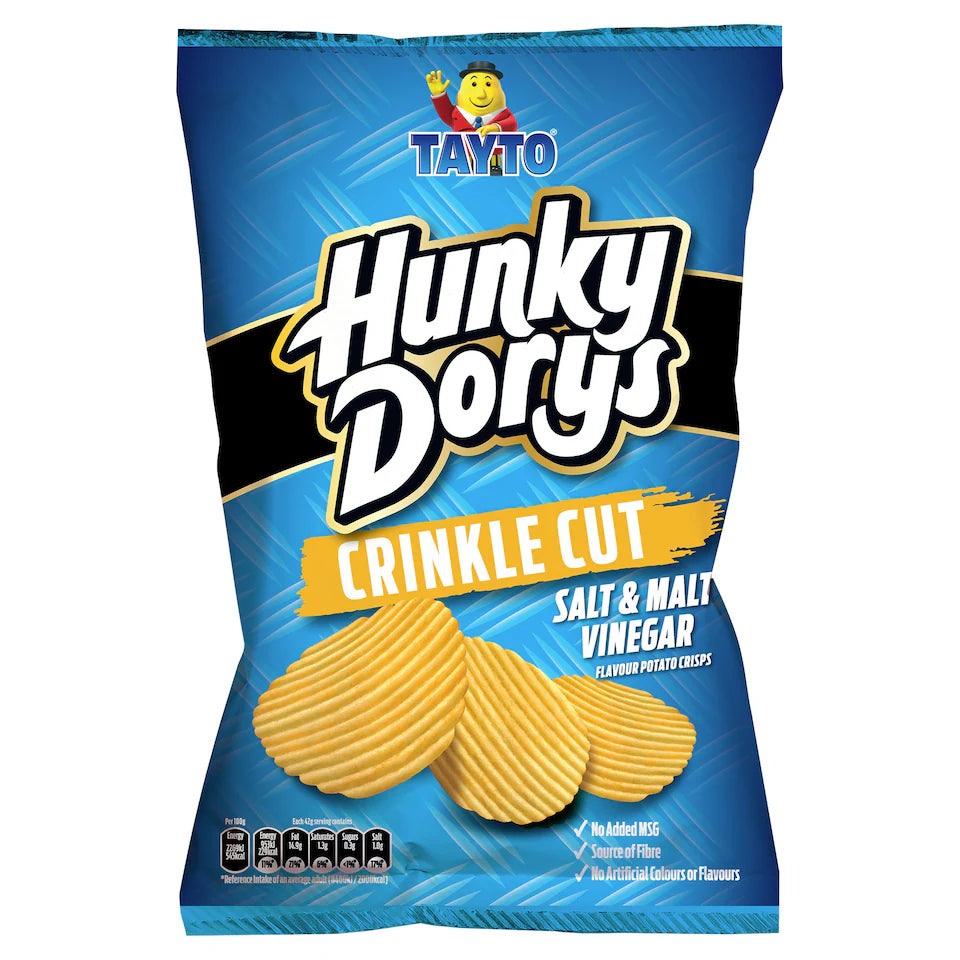 12 x Tayto Hunky Dory Salt & Vinegar 130G