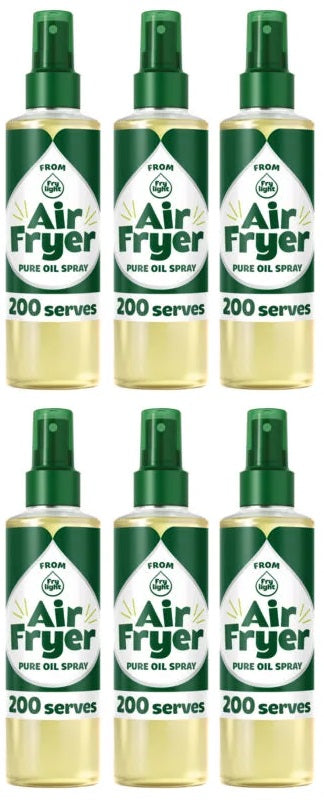 6 X Frylight Airfryer Pure Oil Cooking Spray 200Ml - 200Ml