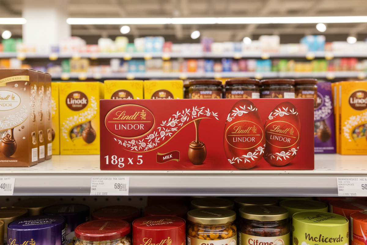 27 X Lindor Filled Egg Milk Multipack - 90Gm