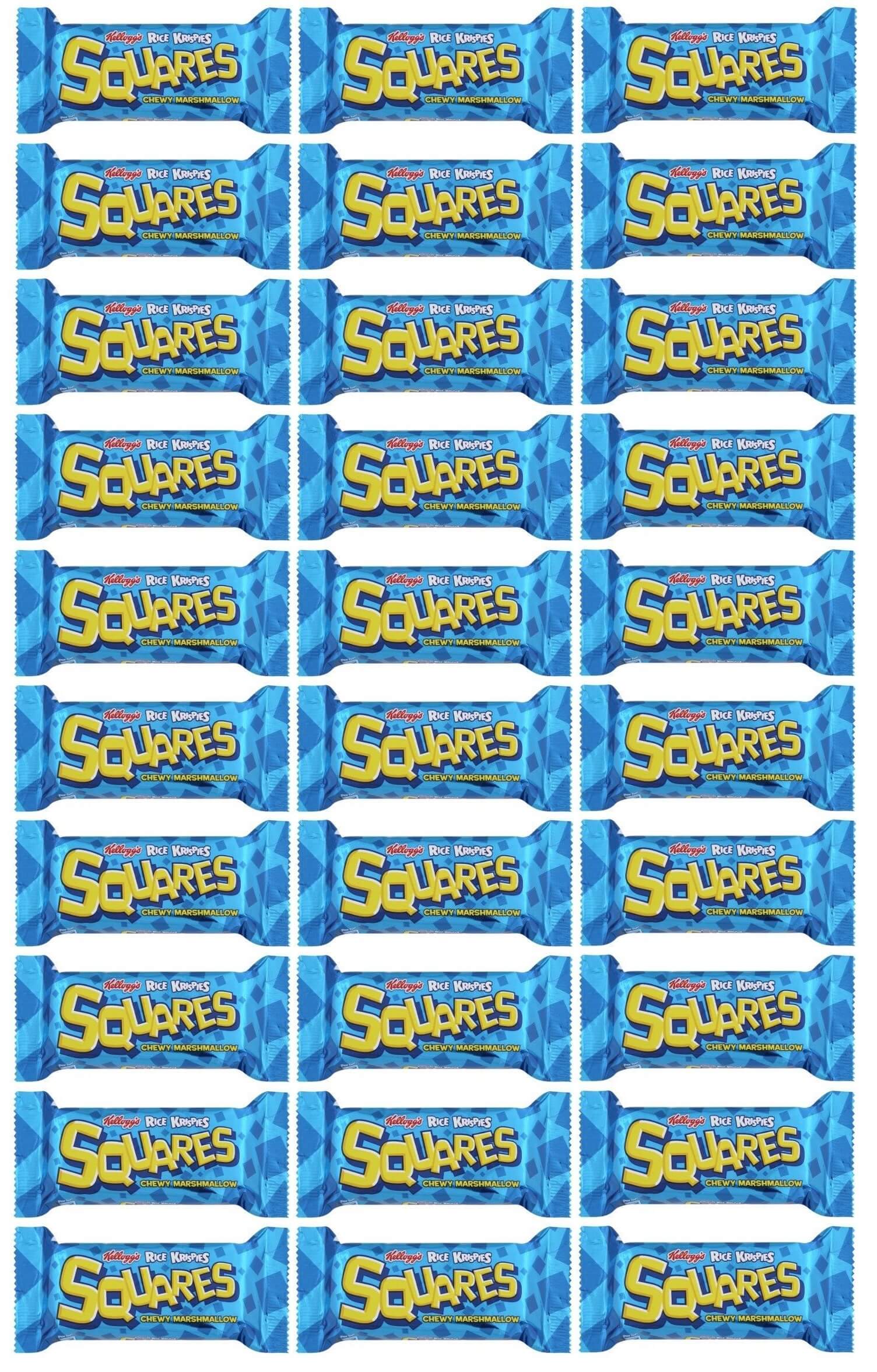 30 x Rice Krispies Squares Marshmallow 28Gm