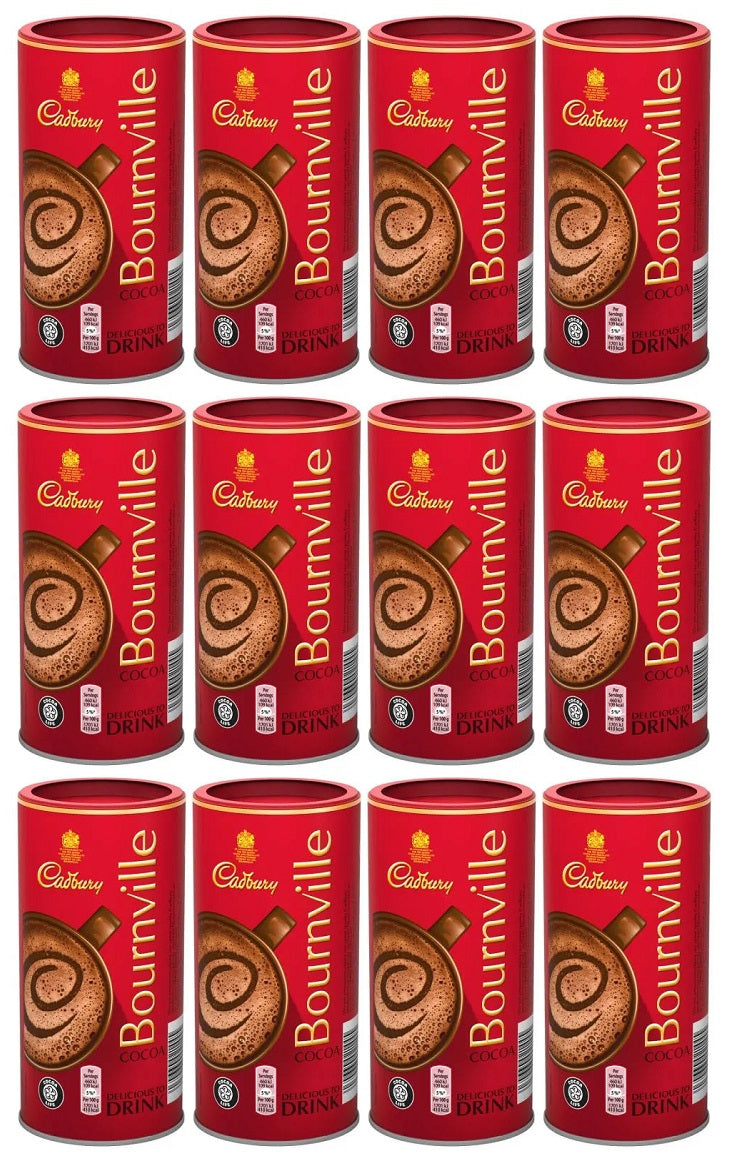 12 x Cadbury Bournville Cocoa 250G