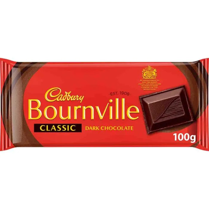 18 x Cadbury Bournville - 100GM