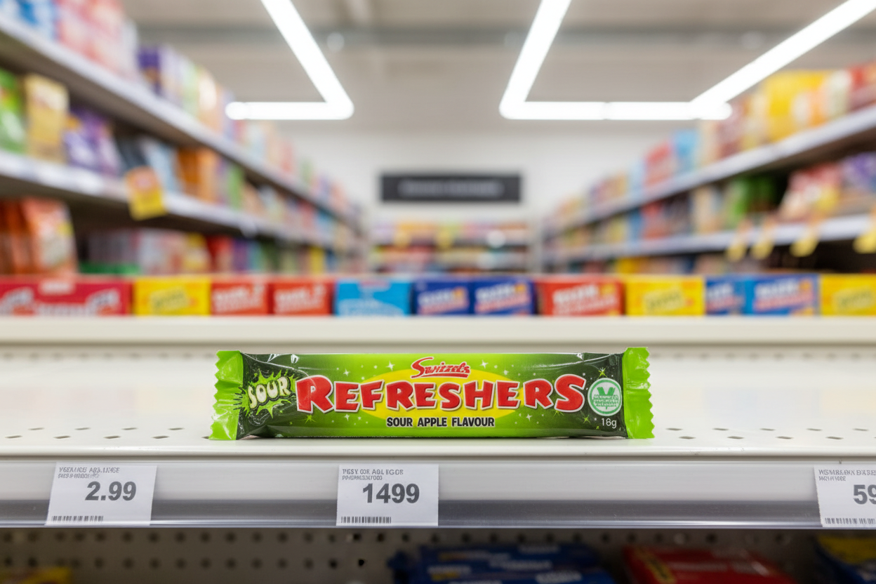 60 x Refreshers Sour Apple Chew Bar - 18GM