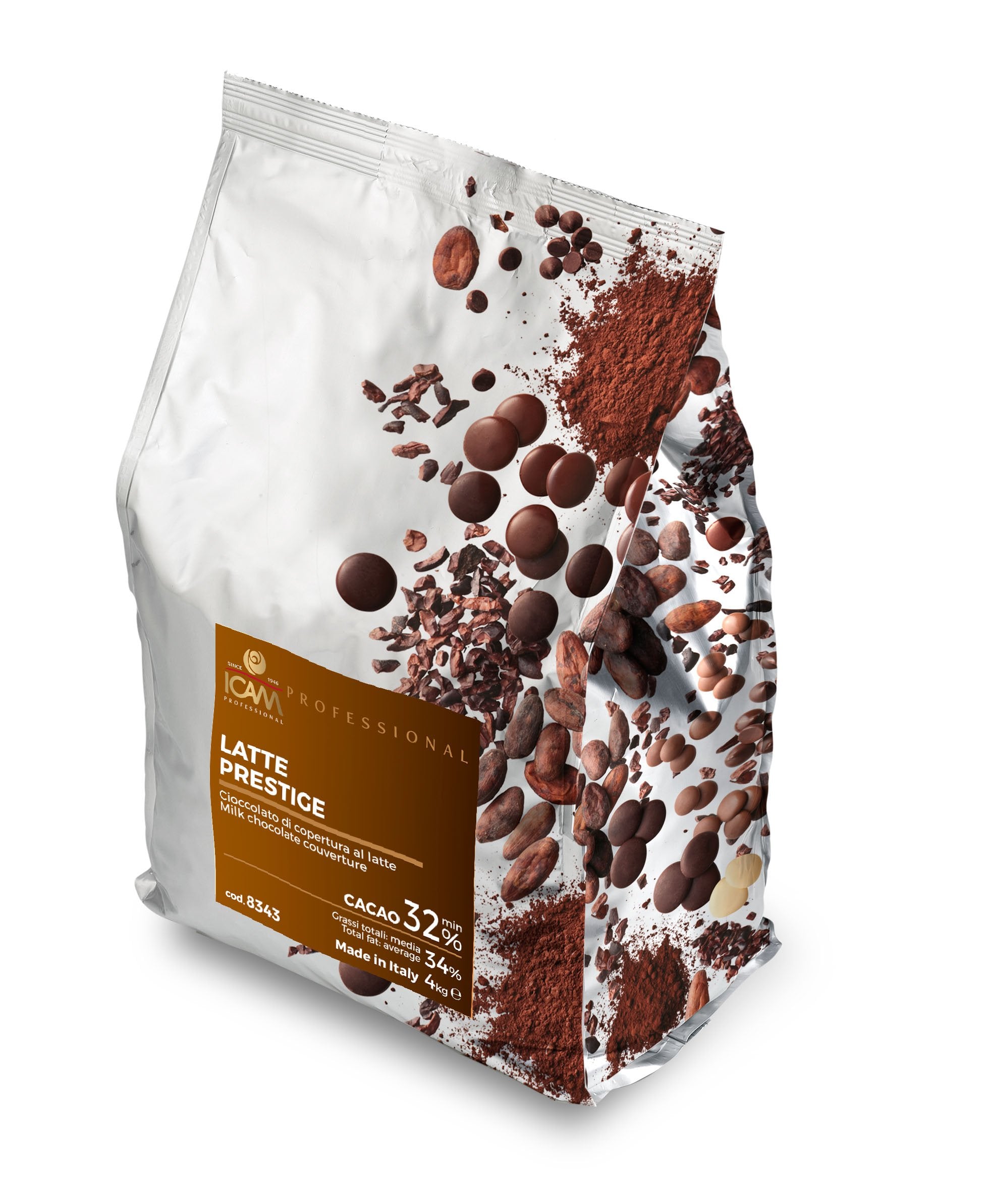 3 x Icam Professional 32% Milk Chocolate 4Kg