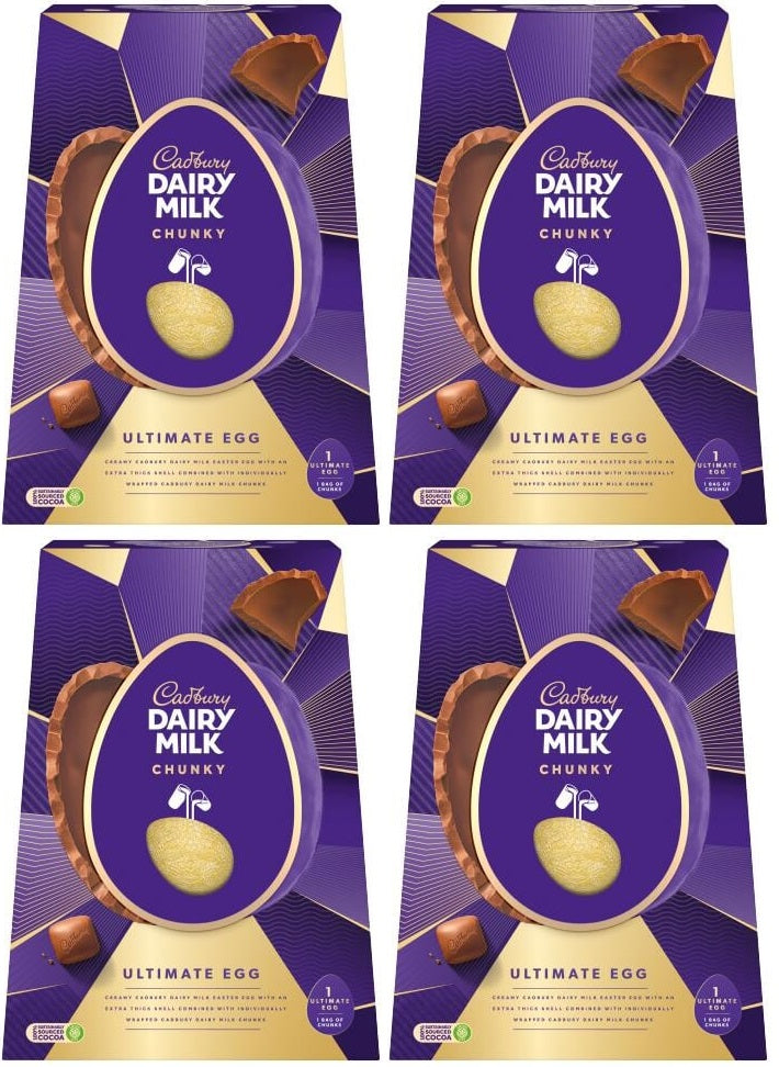4 x Cdm 400g Chunky Ultimate Egg - 400GM