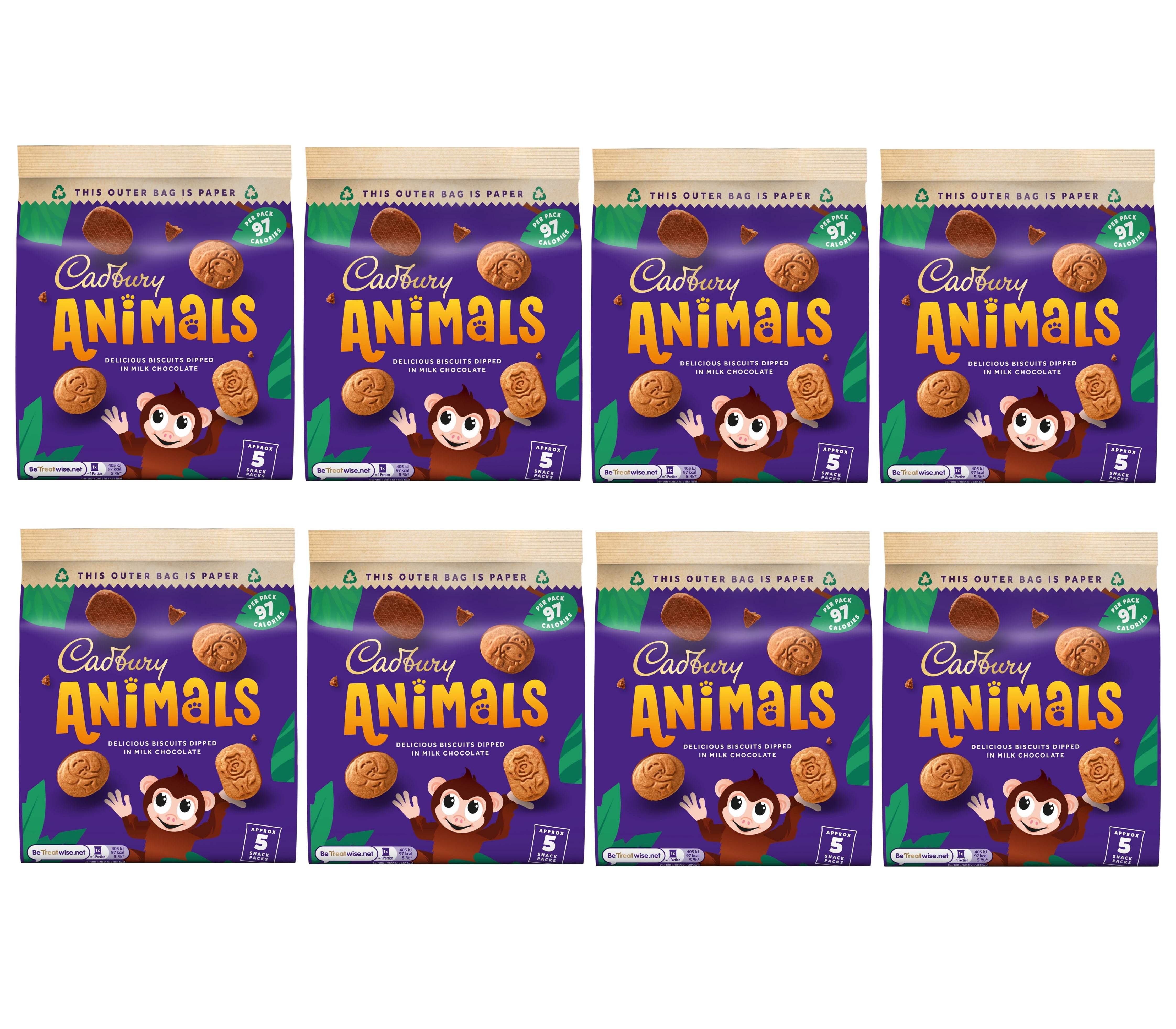 8 x Cadbury Mini Animals 99.5g