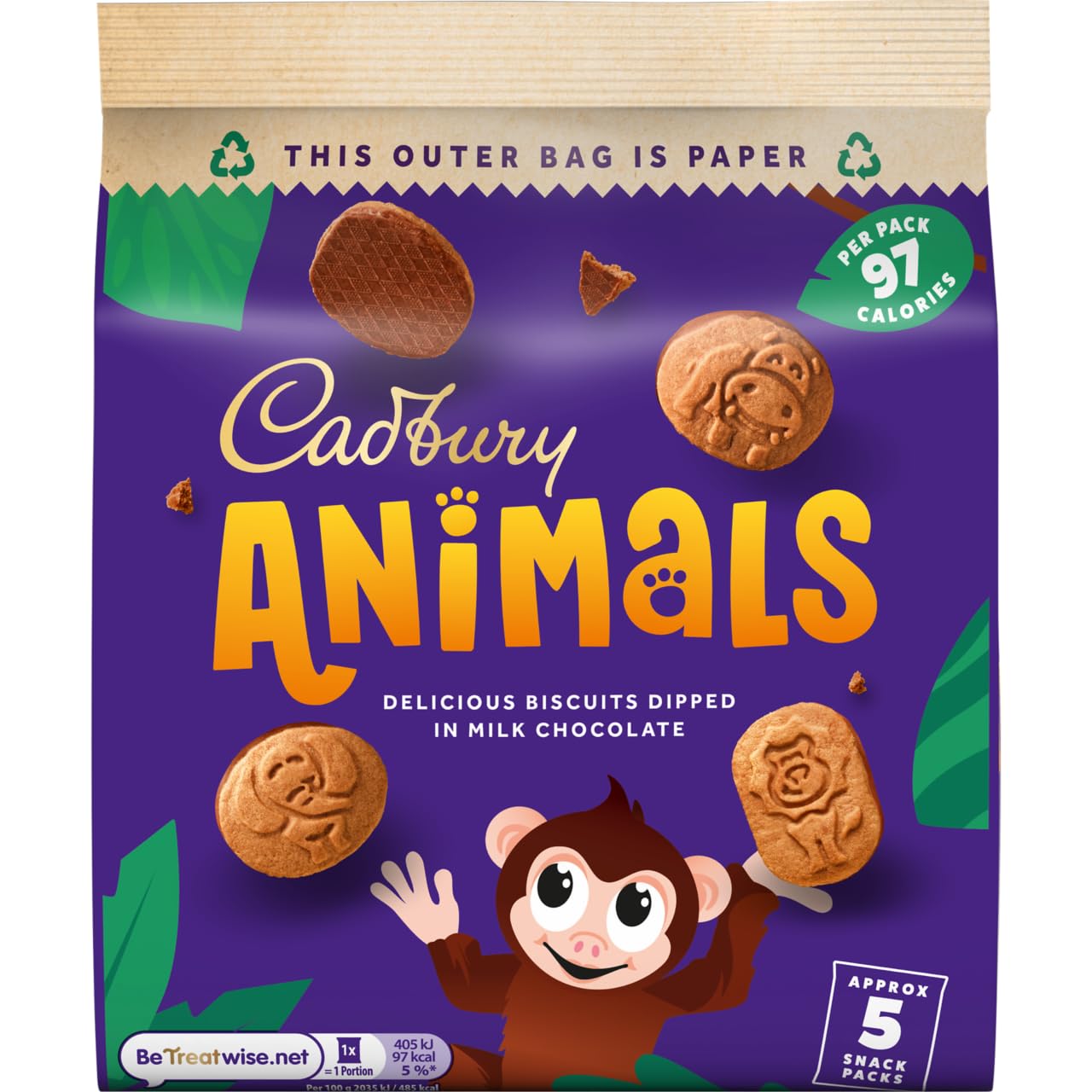 8 x Cadbury Mini Animals 99.5g