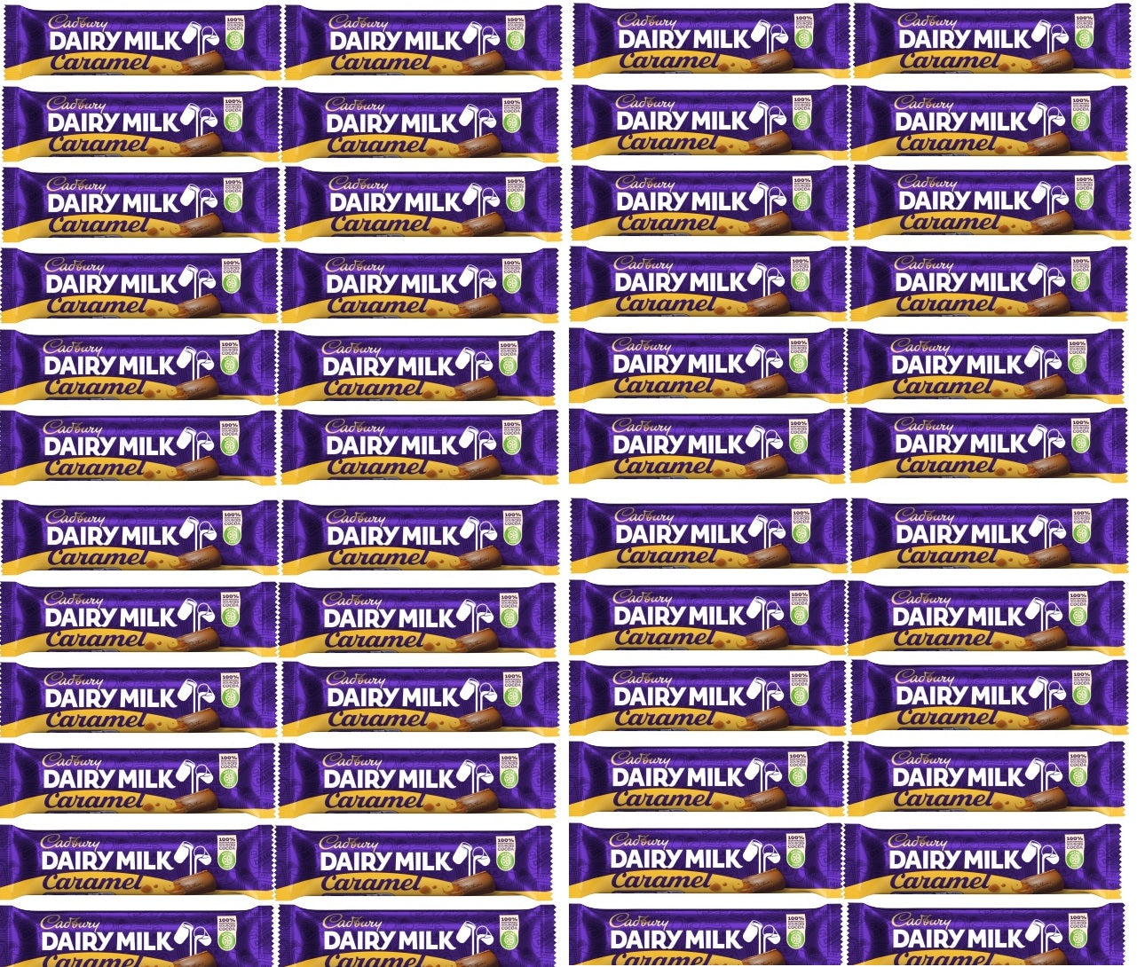 48 x Cadbury Dairy Milk Caramel 45Gm