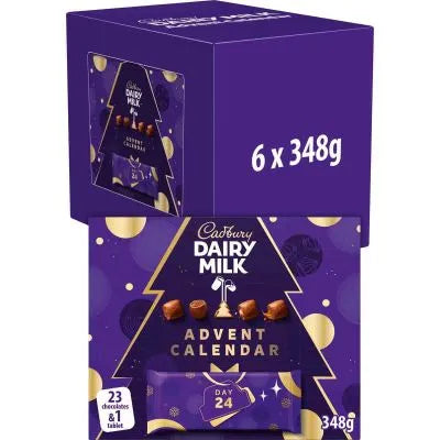 6 x Cadbury Adult Advent Calendar - 348GM