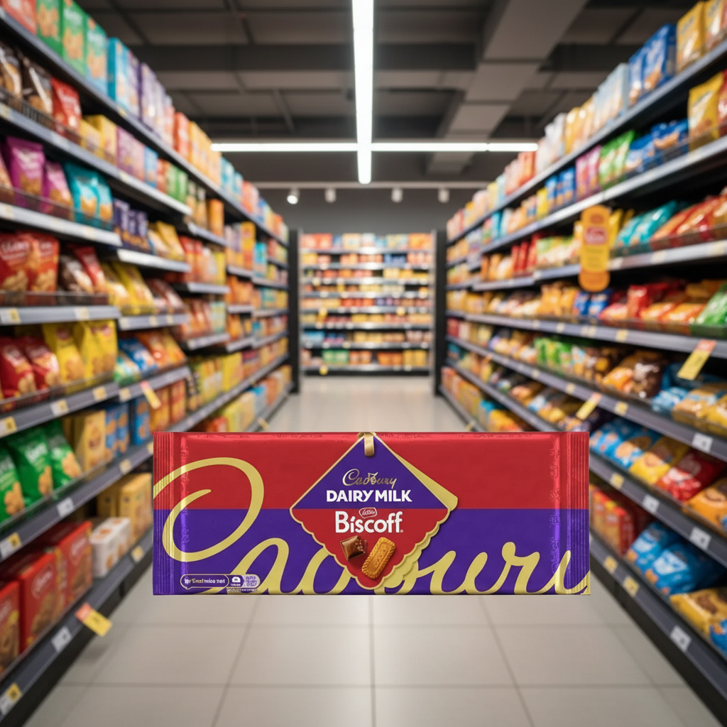 14 x Cadbury Dairy Milk Biscoff Sharing Bar - 350GM