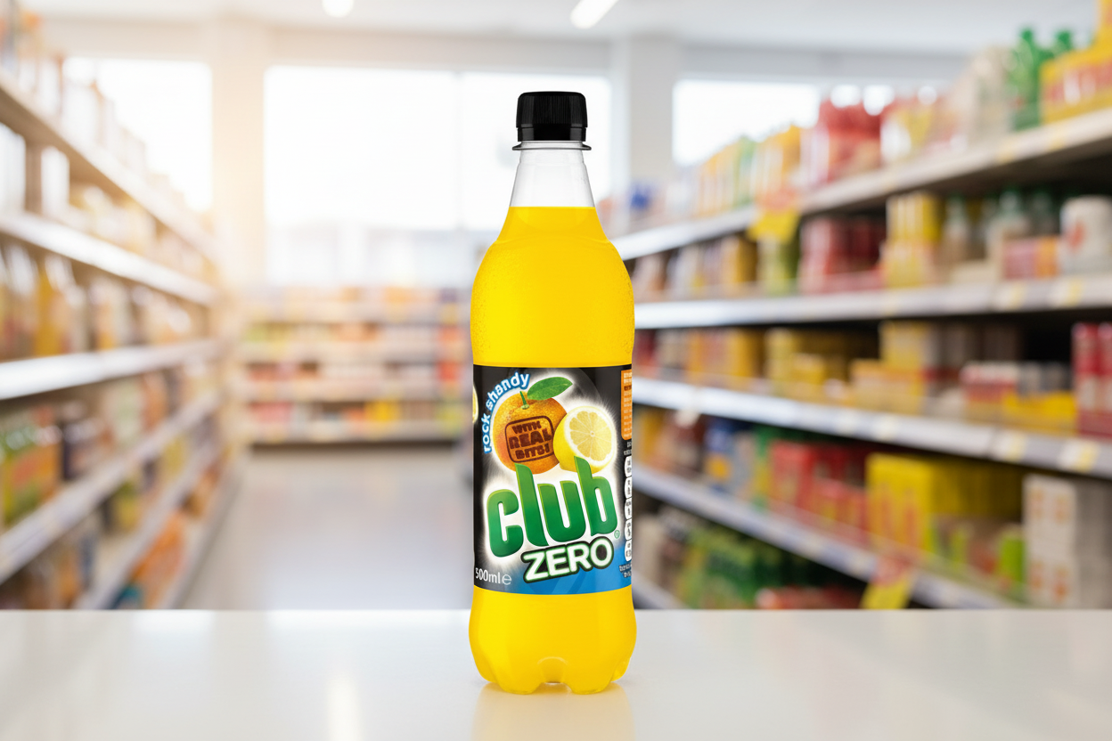 24 x Club Zero Sugar Orange 500Ml