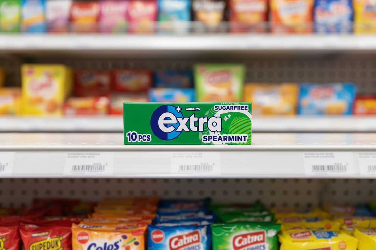 30 x Extra Spearmint Sugarfree Chewing Gum 10 Pieces