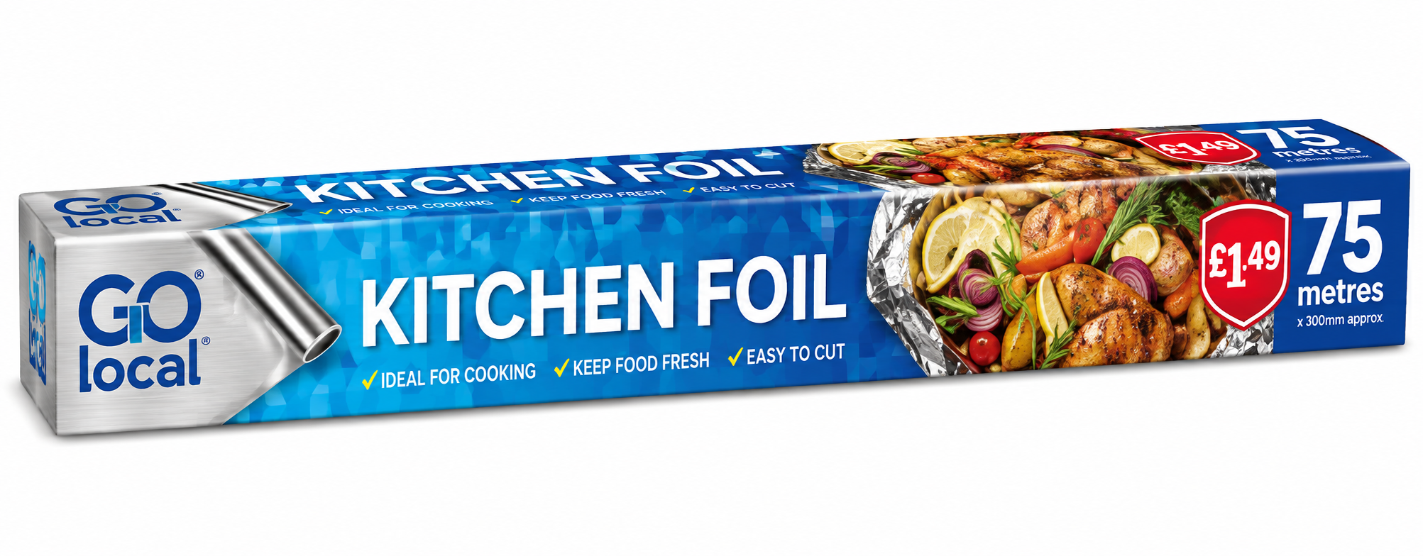 12 X Go Local Foil 300Mm - 7.5M