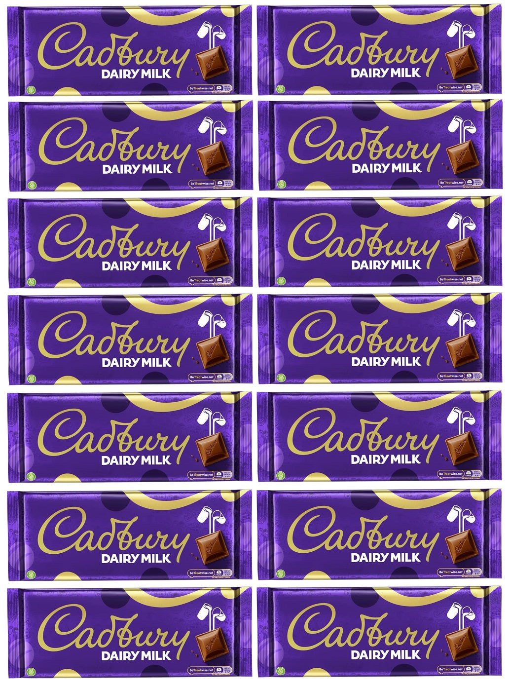 14 x Cadbury Dairy Milk Chocolate Bar Large Block - 360G