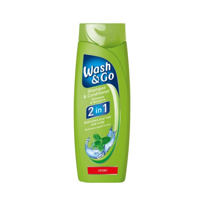 9 x Wash & Go Sport 2 In 1 - 200ML