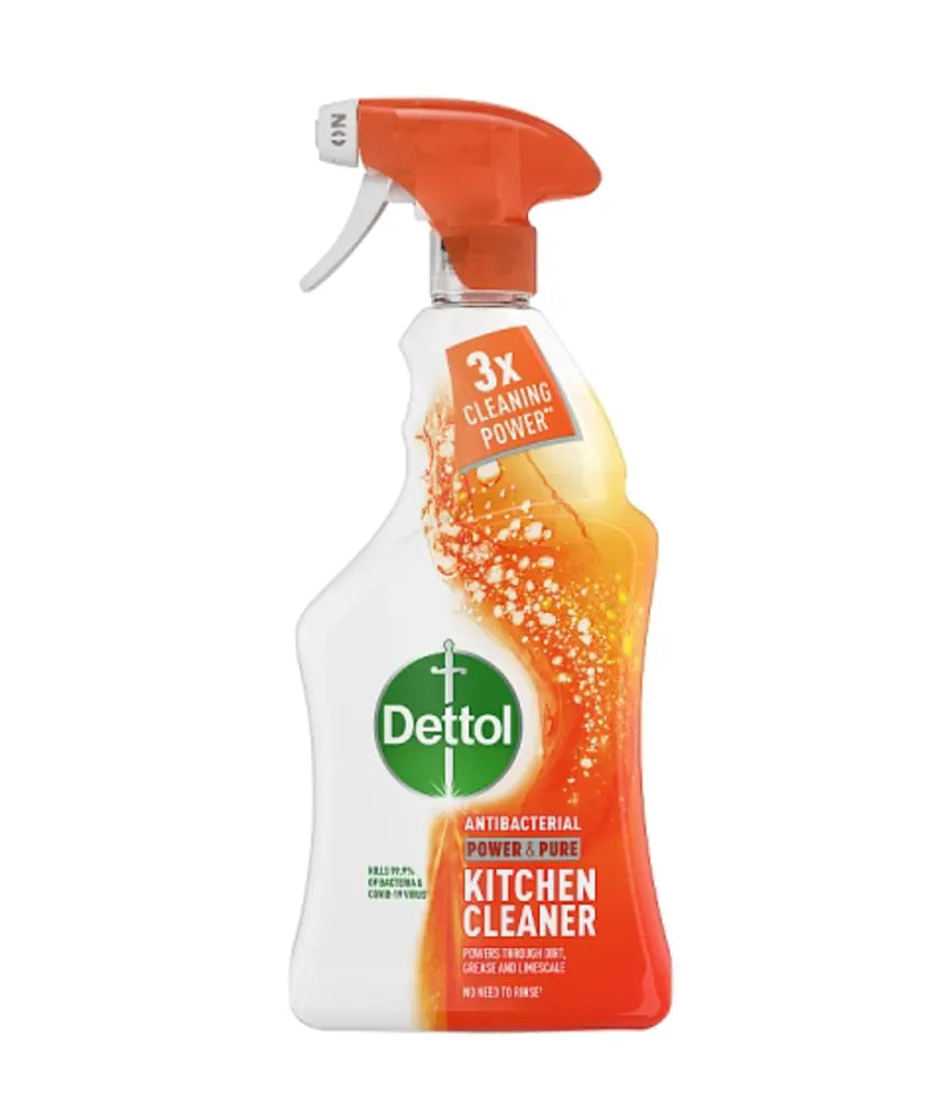 6 x Dettol Power & Pure Spray Kitchen - 750ML