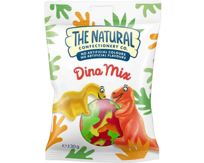 10 x The Natural Confectionery Dino Mix 130GM