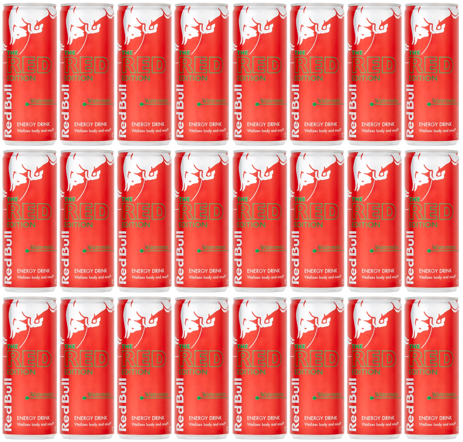 24 x Red Bull The Red Edition Watermelon Energy Drink 250Ml