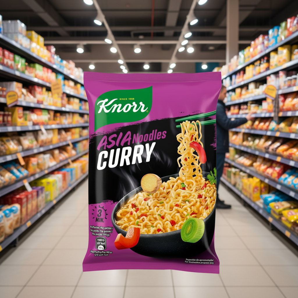 11 x Knorr Curry Asia Noodles 70G