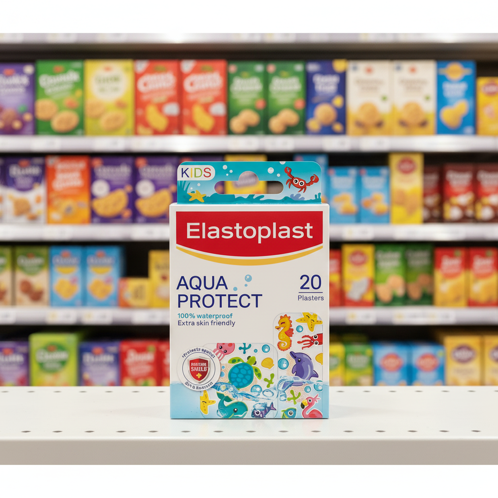 10 X Elastoplast Kids Aqua Protect - 20 Pack