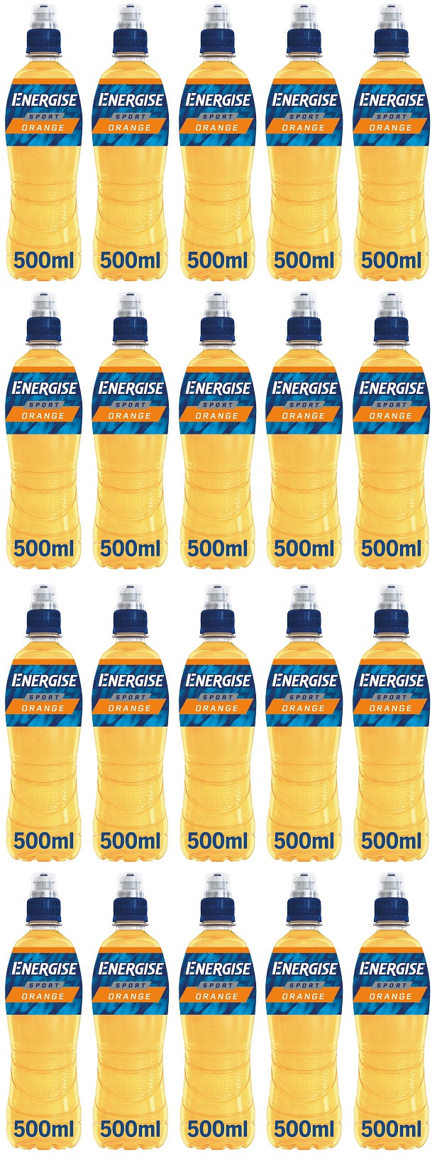 20 x Energise Sport Orange 500Ml