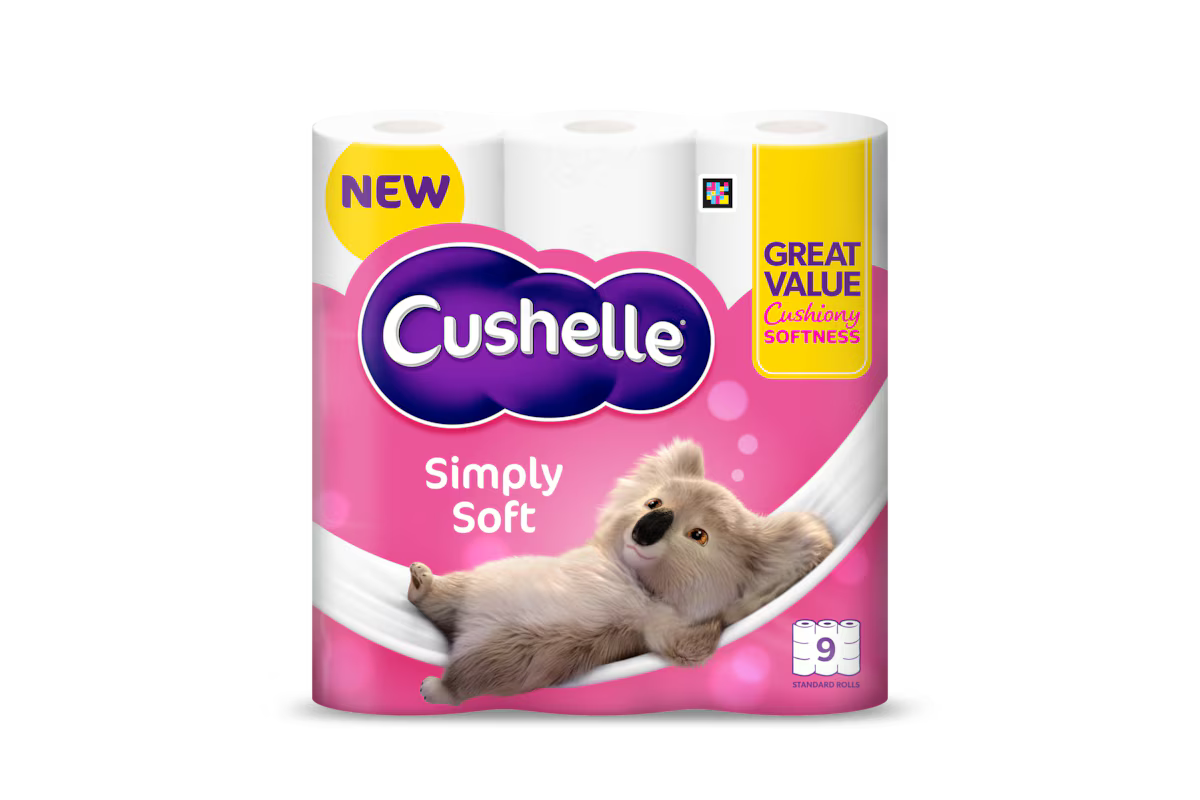5 x Cushelle Simply Soft - 9 PACK
