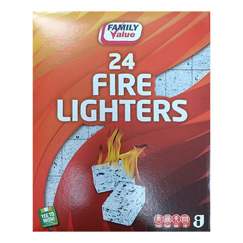 24 x Family Value Firelighter 24Pk