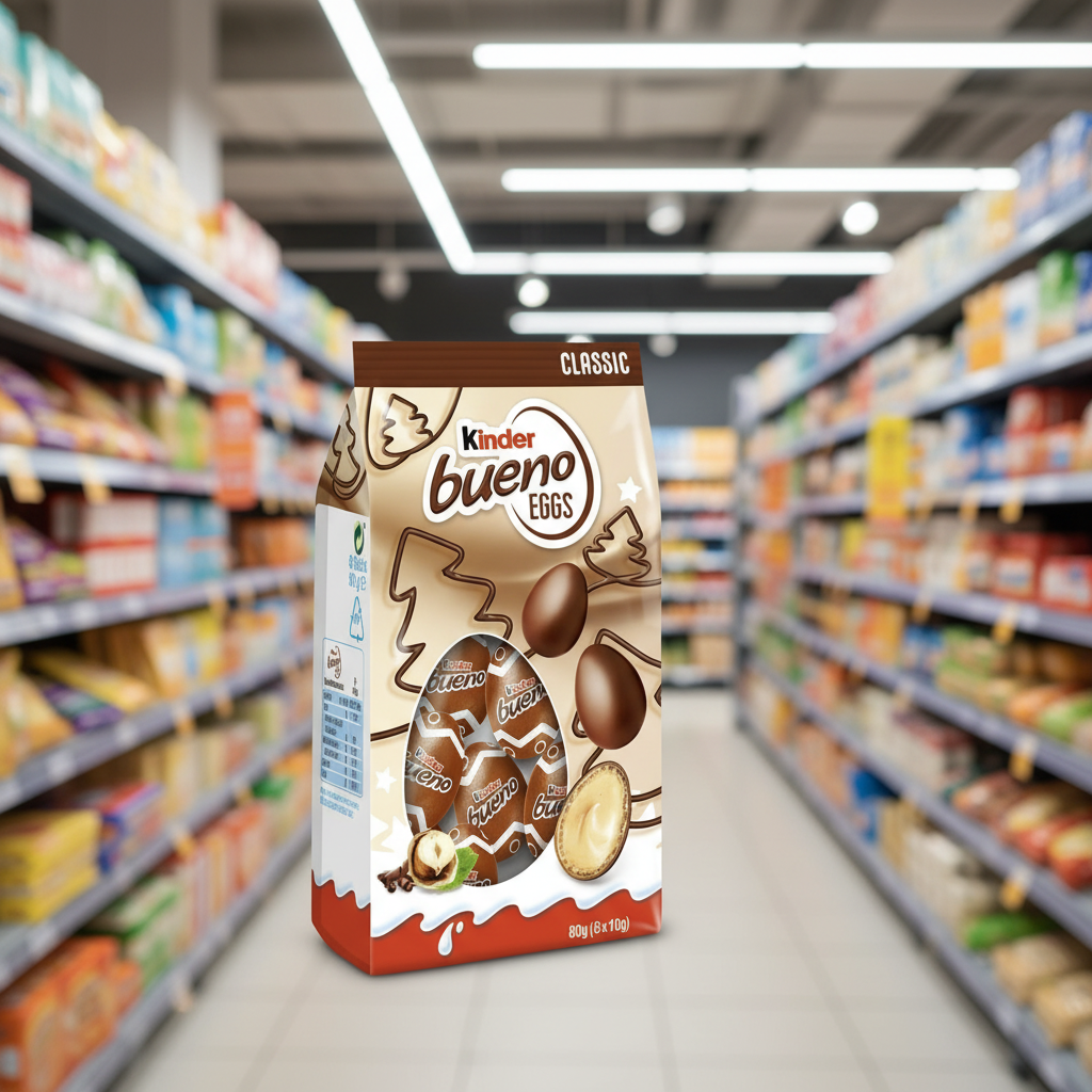 21 x Kinder Bueno Eggs Xmas - 80GM