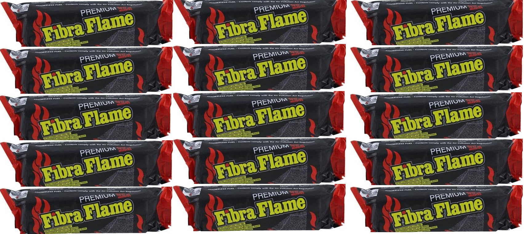 15 x Fibra Flame Premium Fire log
