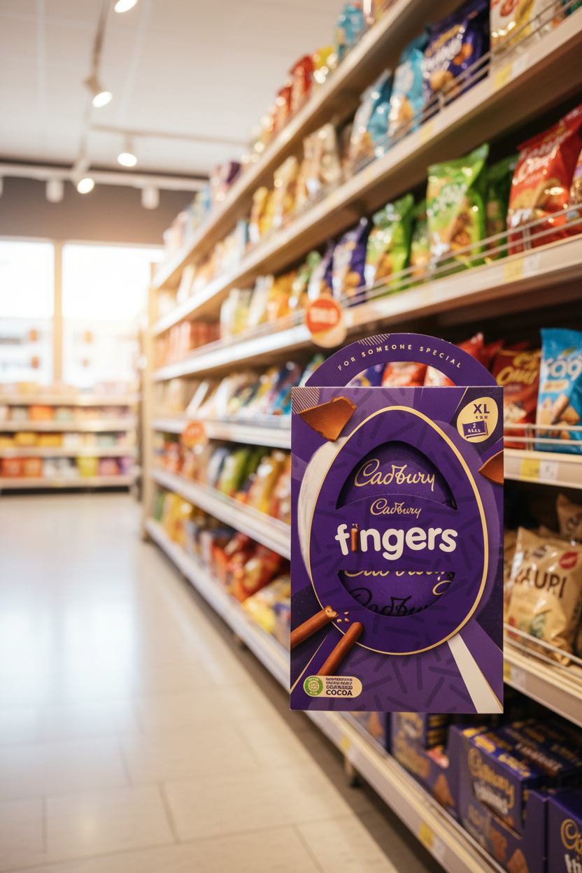 6 X Cadbury Fingers Special Gesture Easter Egg - 216Gm