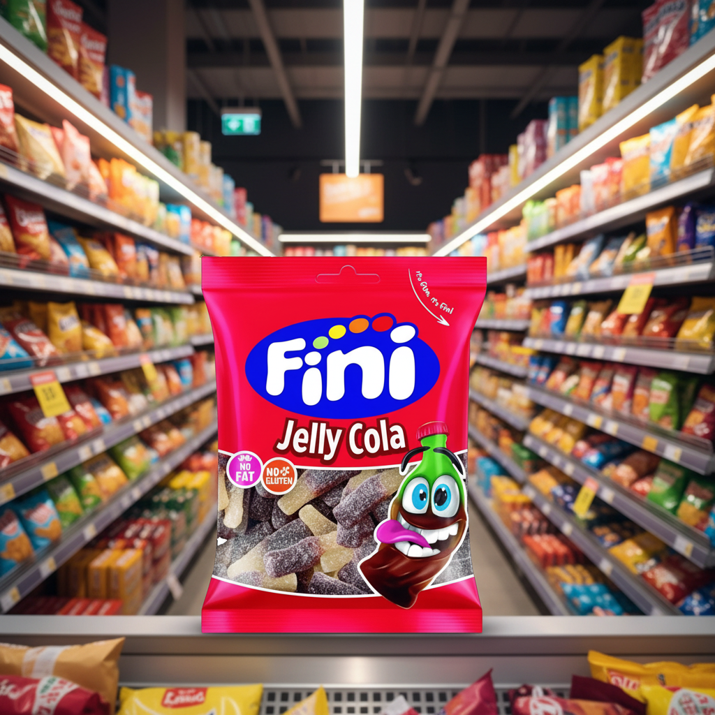 12 X Fini Clear Cola Sweet Bag - 75Gm