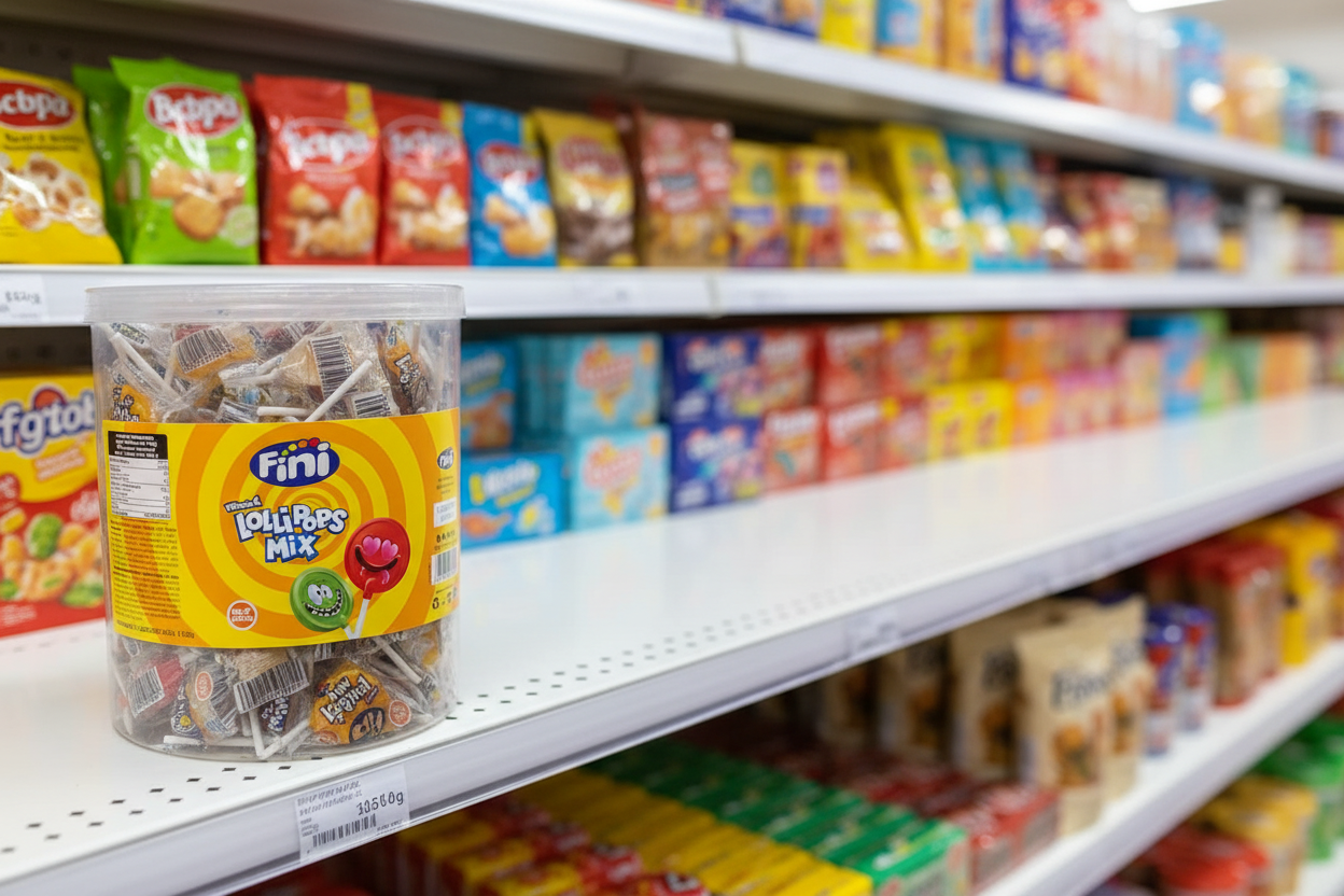 Fini Lollipops Vitamin C Lollies Mix 1.12Kg