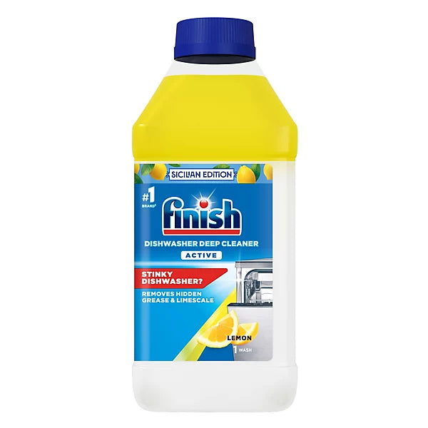 6 X Finish Dishwasher Cleaner Lemon - 250Ml