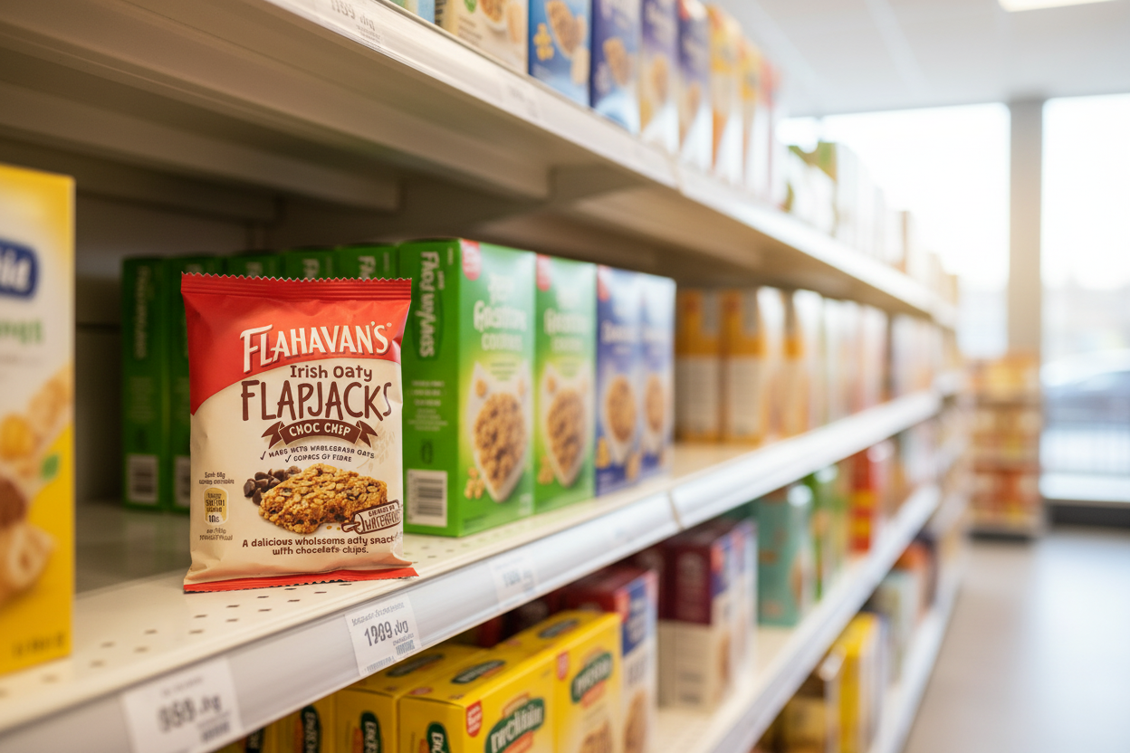 24 x Flahavan's Irish Oaty Flapjacks Choc Chip 40G