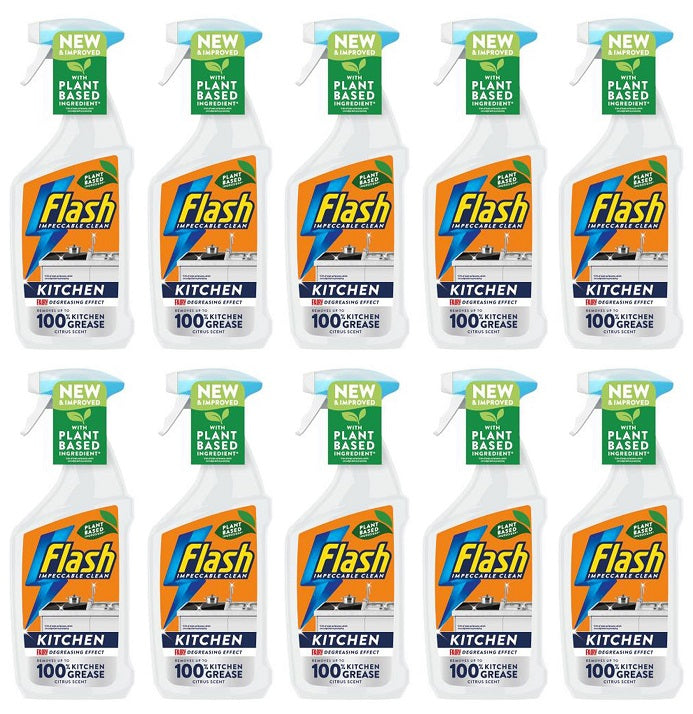 10 x Flash Spray Kitchen - 800ML