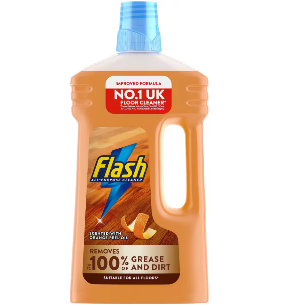 6 x Flash Liquid Wooden Floors 1 Litre