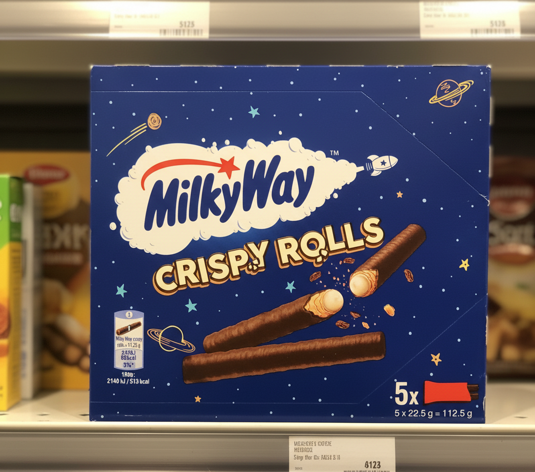 14 x Milky Way Crispy Rolls 5pk - 112.5GM