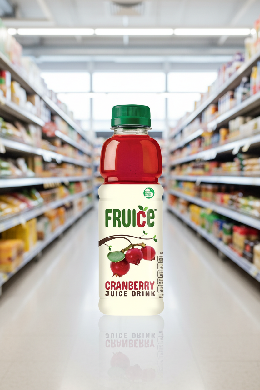 12 x Fruice Cranberry 330Ml