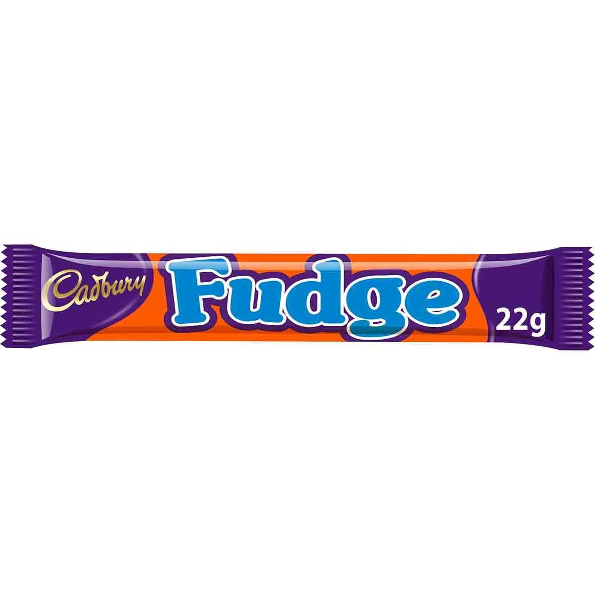 60 X Cadbury Fudge Chocolate Bar - 22Gm