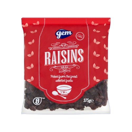 Gem Raisins 375G