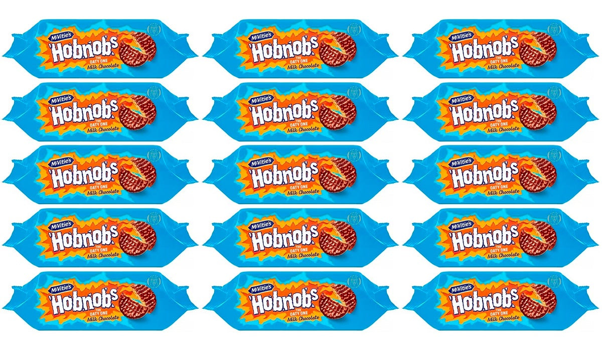 15 x Mcvities Milk Chocolate Hobnobs - 262GM